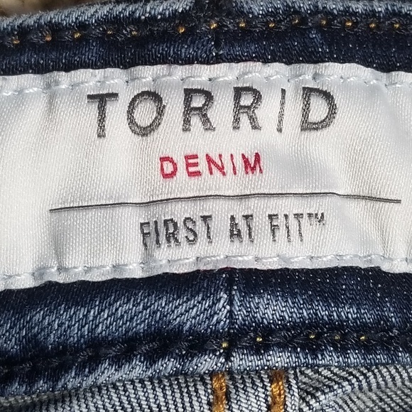 Torrid Denim First at Fit Slim Boot Jeans Sz. 28T - Picture 8 of 12
